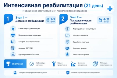 Реабилитация за 21 день в Чехове